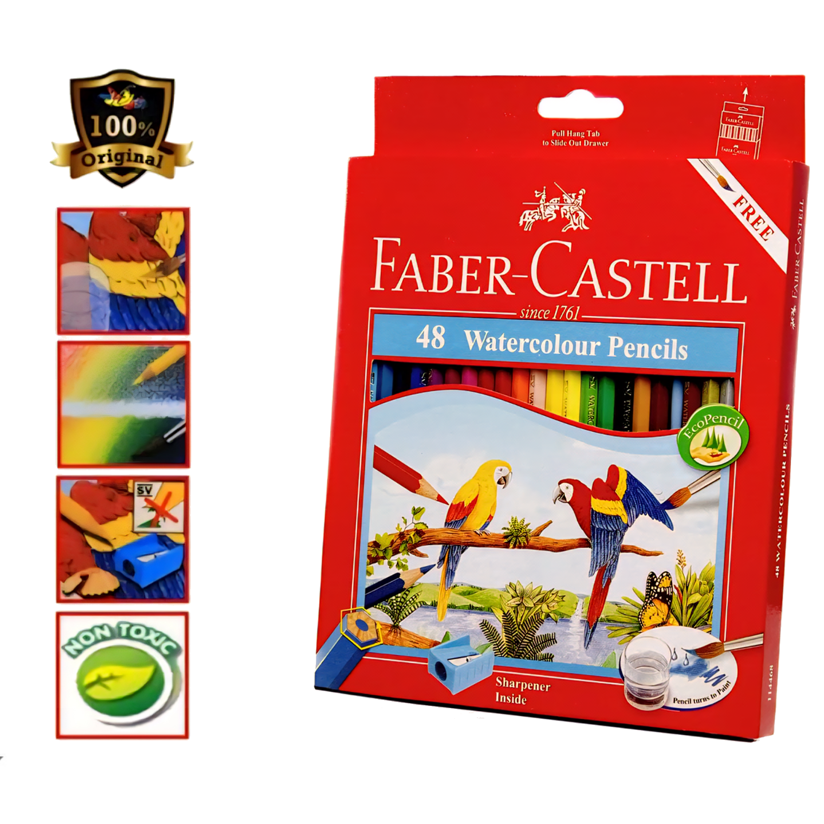 مدادرنگ۴۸مقوایی ابرنگی فابرکاستل