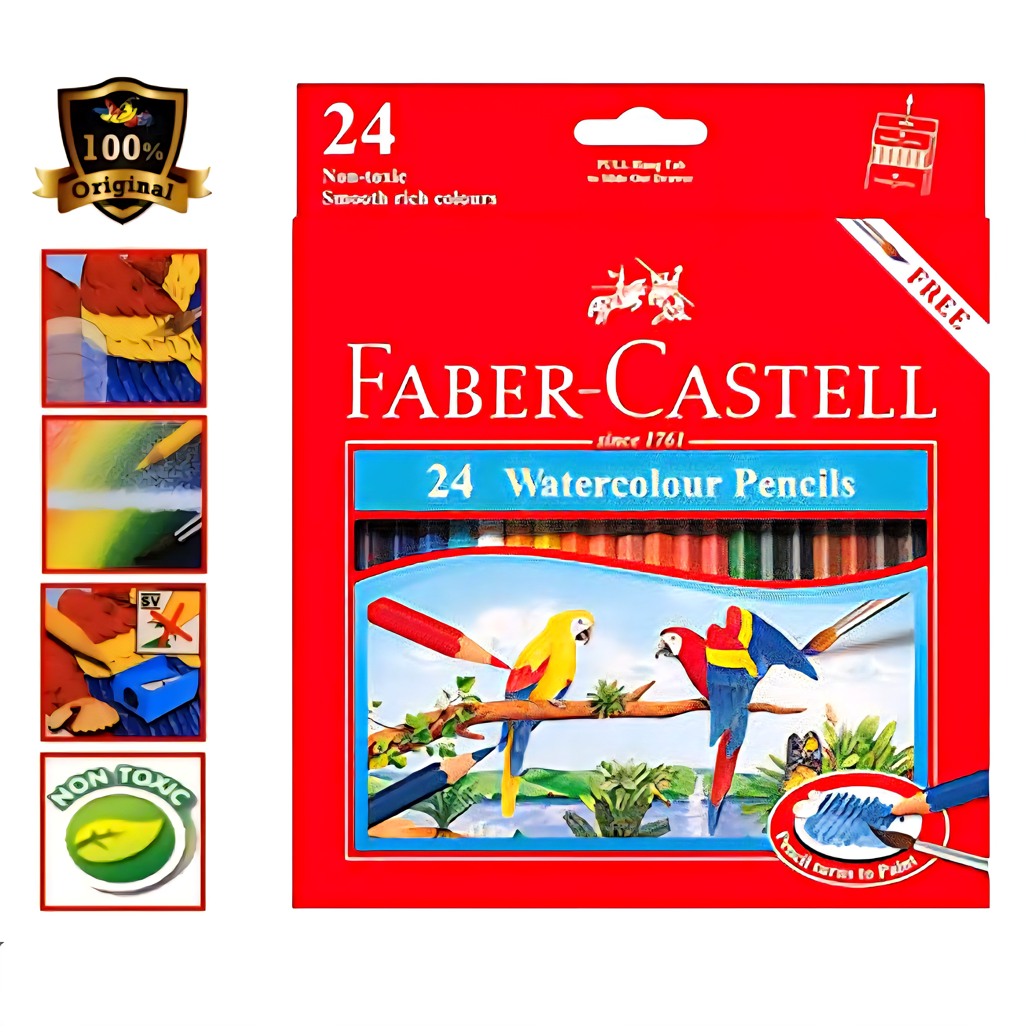 مدادرنگ۲۴مقوایی ابرنگی فابرکاستل